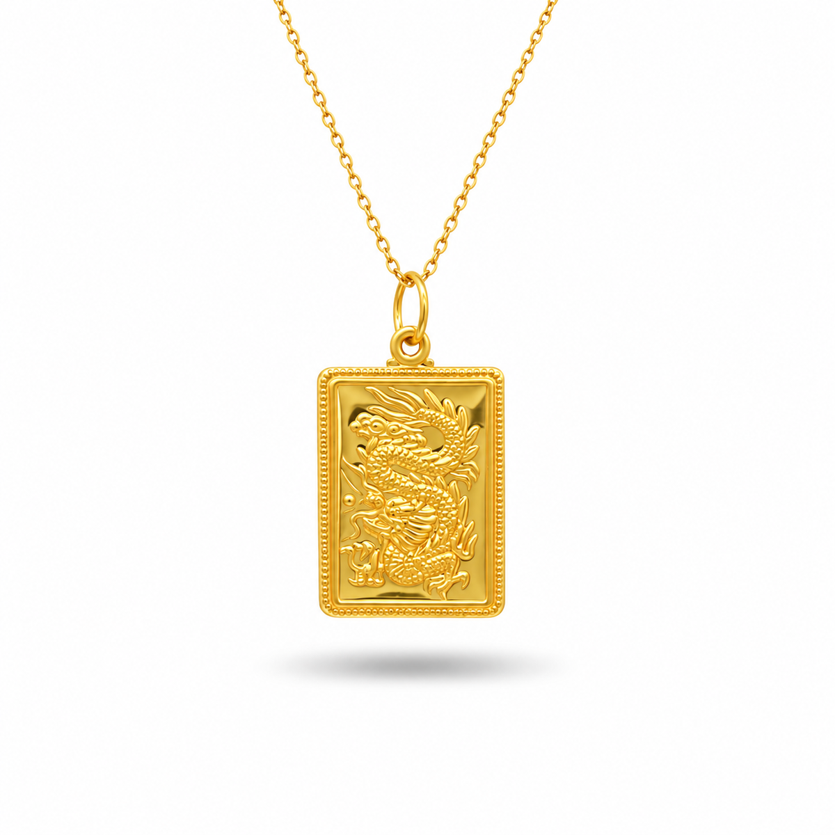916 Gold Dragon Cascade Pendant — BP10621-1