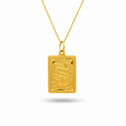 916 Gold Dragon Cascade Pendant — BP10621-1