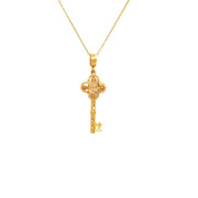 916 Gold Key Pendant