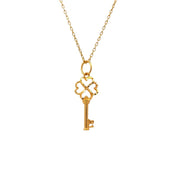 916 Gold Key Cascade Pendant