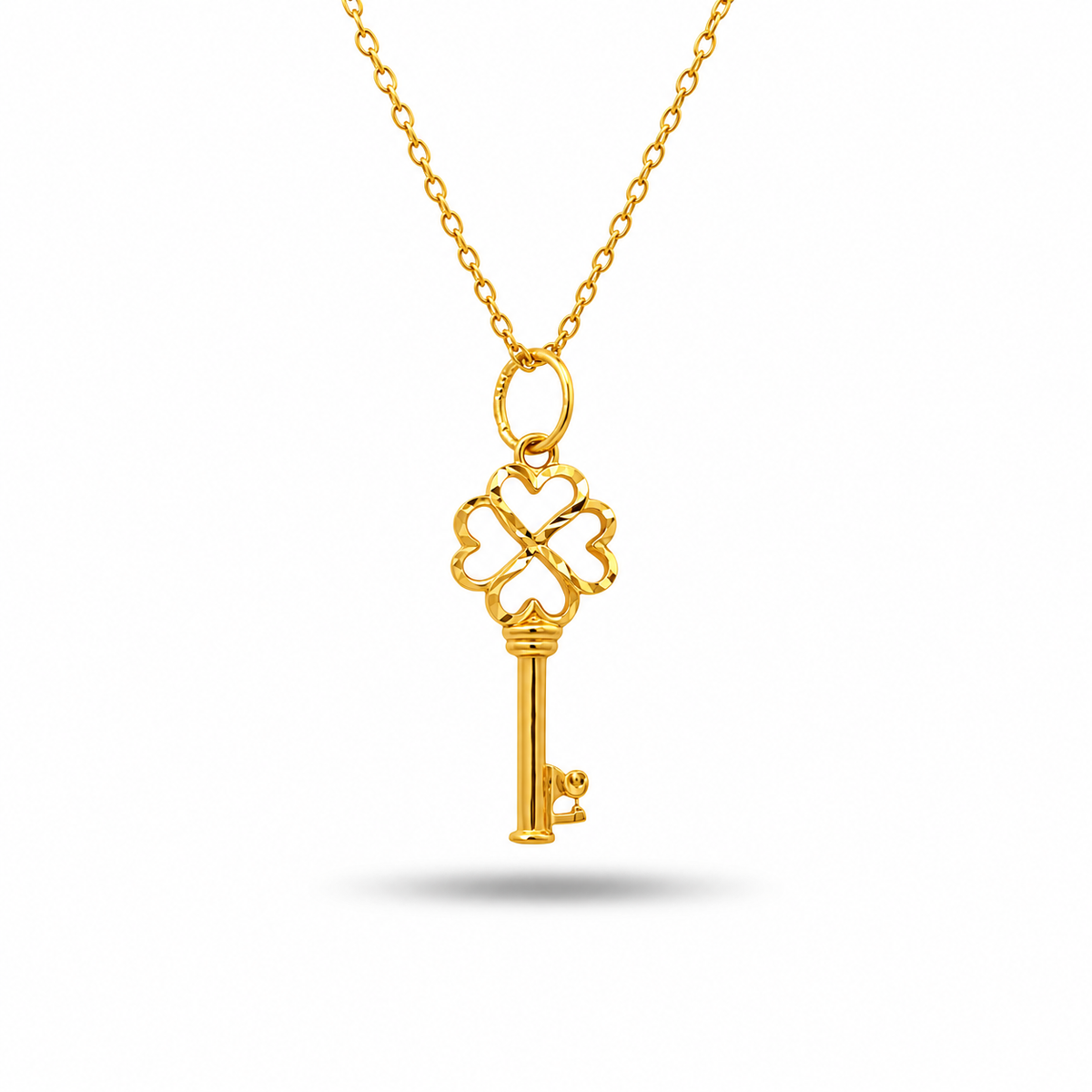 916 Gold Key Cascade Pendant — BP10631-1
