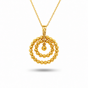 916 Gold Beads Pendant — BP10633-1