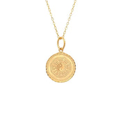 916 Gold Blessings Echo Pendant
