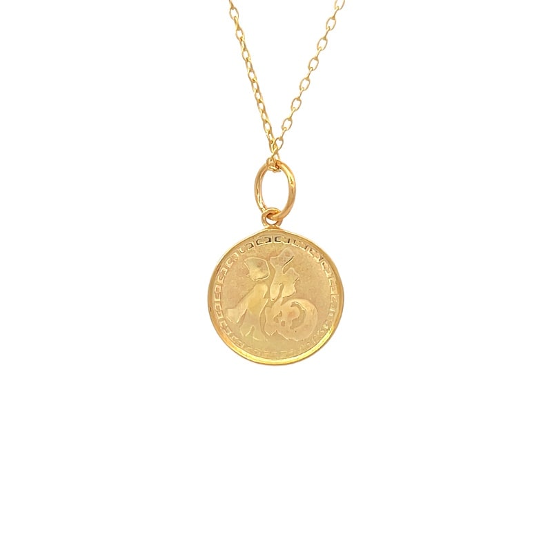 916 Gold Blessings Echo Pendant