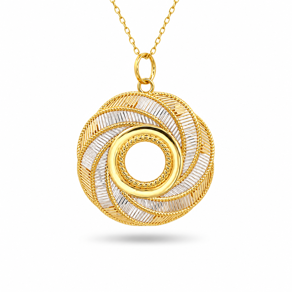 916 Gold Riviera III Pendant — BP10652-1