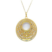916 Gold Vela III Pendant