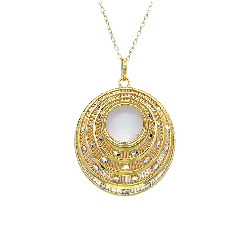 916 Gold Vela III Pendant