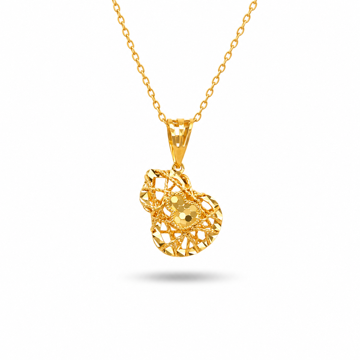 916 Gold Gourd Cascade Pendant — BP10661-1