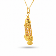 916 Gold Abacus Lumi Pendant – BP10667-2 – view 1