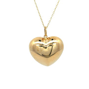 916 Gold Heart Mosaic Pendant