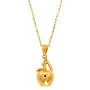 916 Gold Blessings Serene Pendant