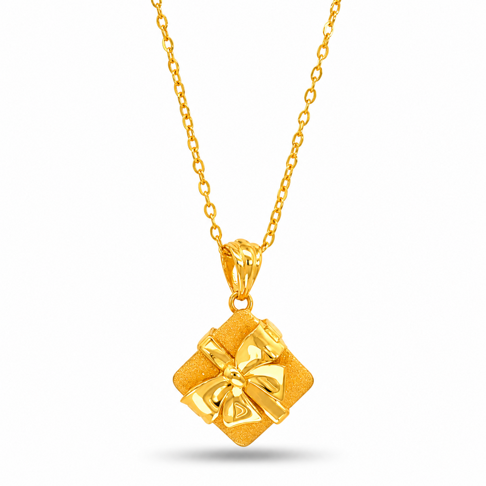 916 Gold Blessings Muse Pendant – BP10688-1 – view 1