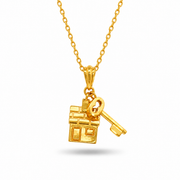 916 Gold Sphere III Pendant — BP10689-1