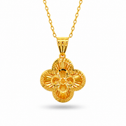 916 Gold Flower Nova Pendant — BP10694-1