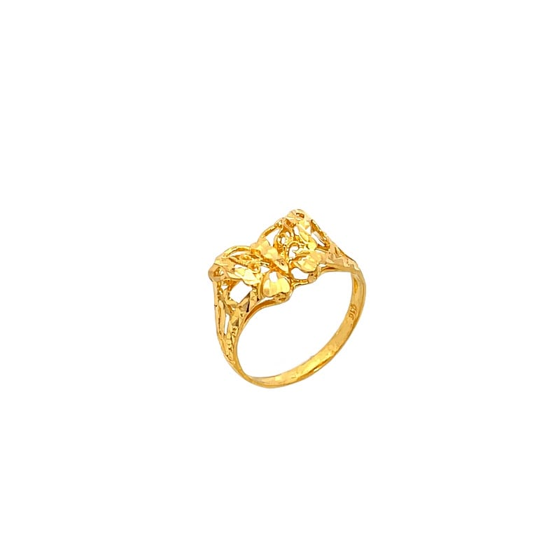 916 Gold Butterfly Ring