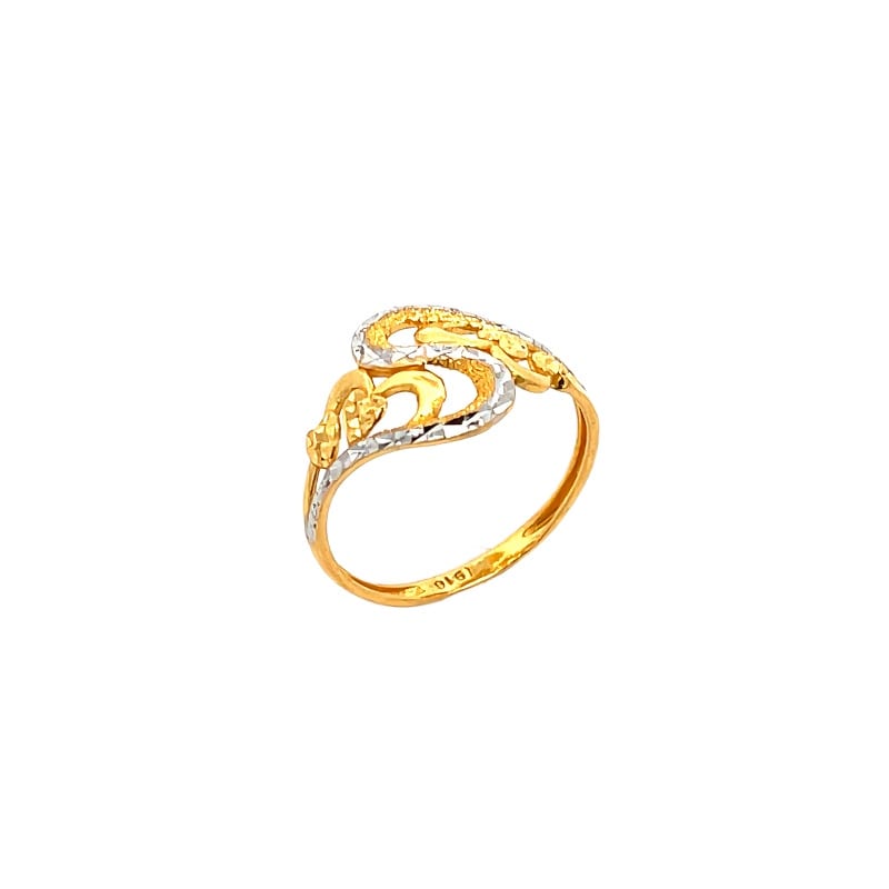 916 Gold Heart Muse Ring