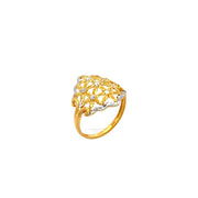 916 Gold Flower Petite Ring