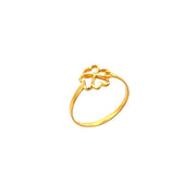 916 Gold Flower Grande Ring