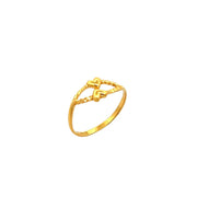 916 Gold Heart Meadow Ring