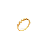 916 Gold Coil IV Ring