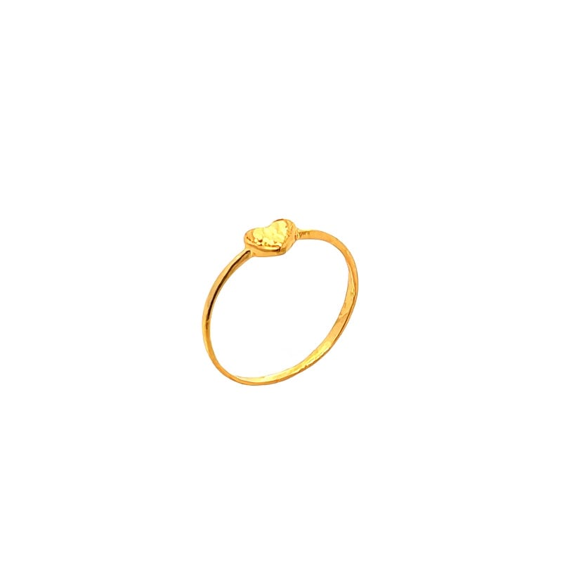 916 Gold Heart Dawn Ring