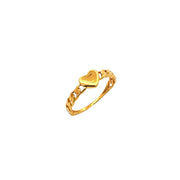 916 Gold Heart Dusk Ring