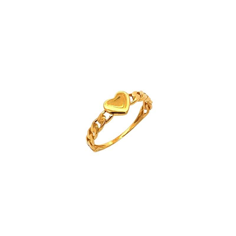 916 Gold Heart Dusk Ring