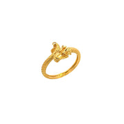 916 Gold Dragon Bloom Ring