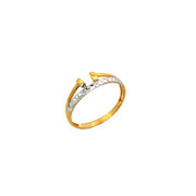 916 Gold Pearl IV Ring