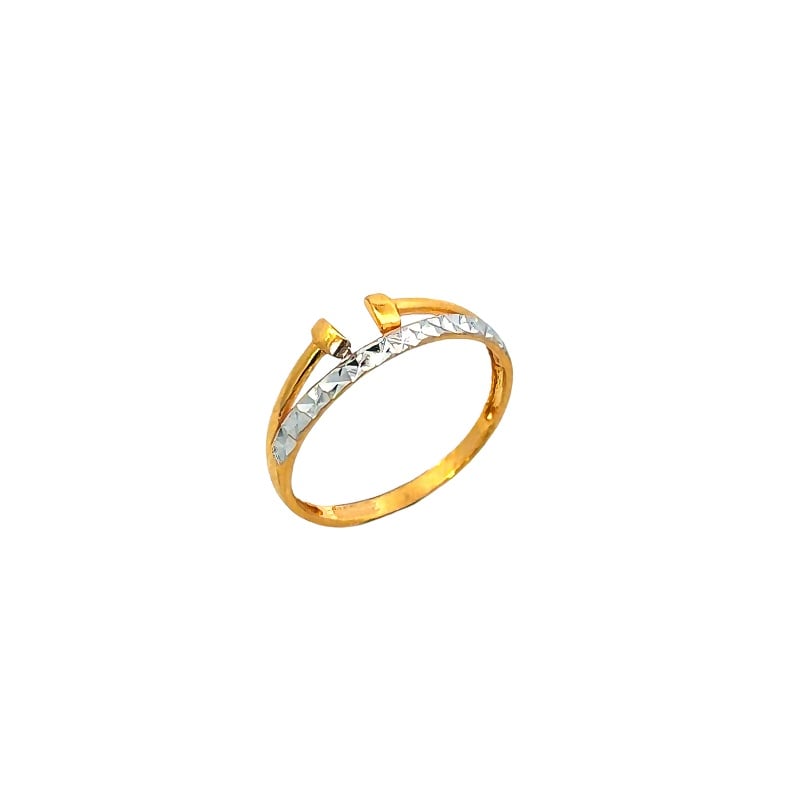 916 Gold Pearl IV Ring