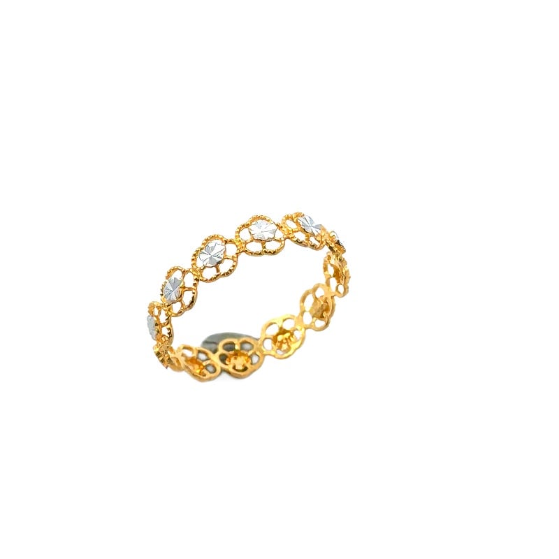 916 Gold Flower Nova Ring