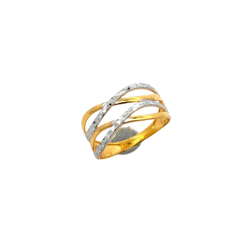 916 Gold Lyra IV Ring