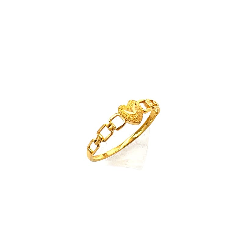 916 Gold Heart Fable Ring