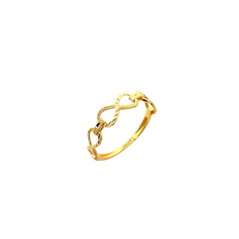 916 Gold Milan IV Ring