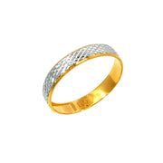 916 Gold Wedding Band Ring