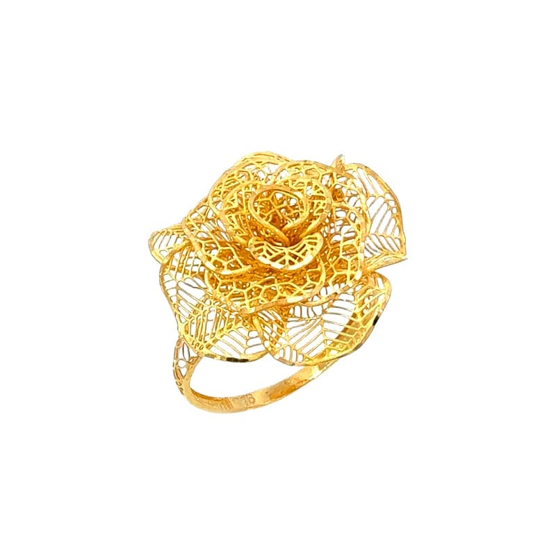 916 Gold Flower Reverie Ring
