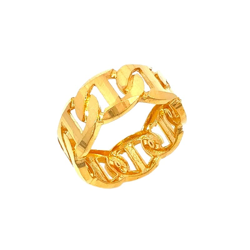 916 Gold Mira V Ring