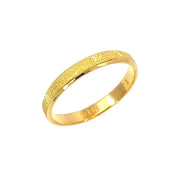 916 Gold Wedding Band Halo Ring