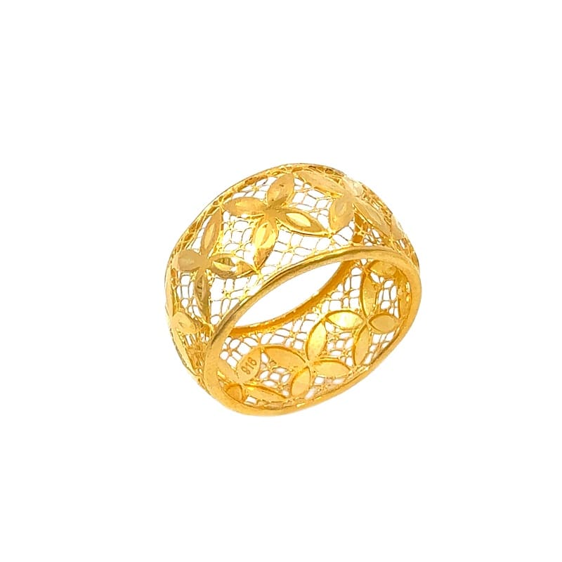 916 Gold Isla V Ring