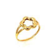 916 Gold Flower Solstice Ring