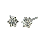 10K White Gold 0.32ct Lab Diamond Earrings