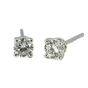 10K White Gold 0.32ct Lab Diamond Bloom Earrings