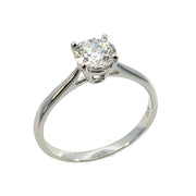 10K White Gold 0.70ct Lab Diamond Ring