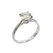 10K White Gold 1.08ct Lab Diamond Ring