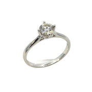 10K White Gold 0.51ct Lab Diamond Bloom Ring