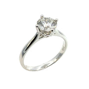 10K White Gold 1.06ct Lab Diamond Ring