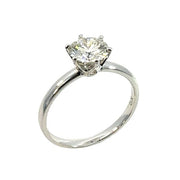 10K White Gold 1.08ct Lab Diamond Bloom Ring