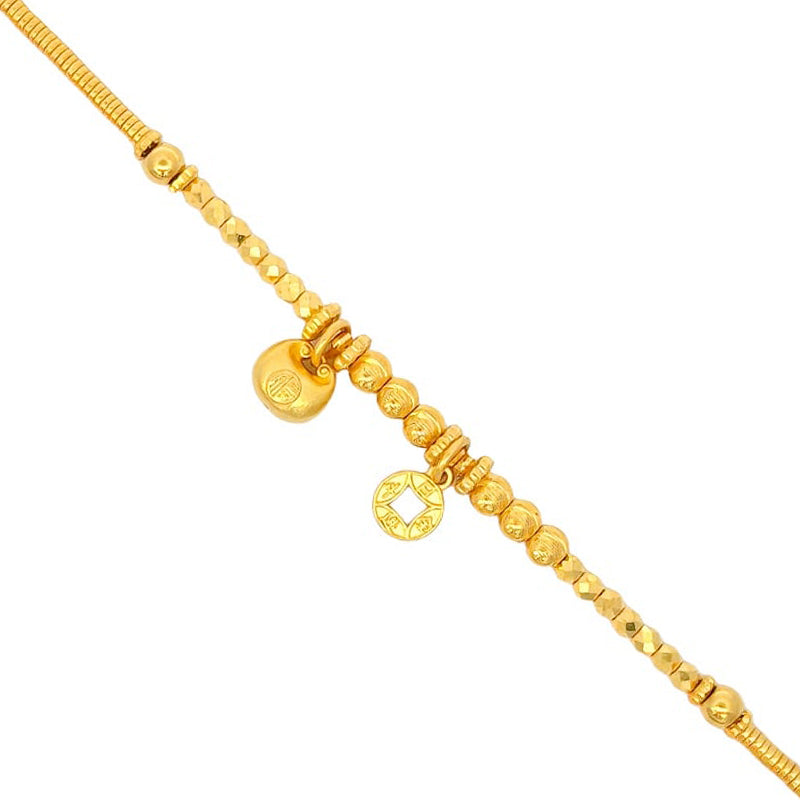 999 Gold Blessings Bloom Bracelet