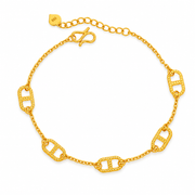 999 Gold Gia V Bracelet — YB12989-1