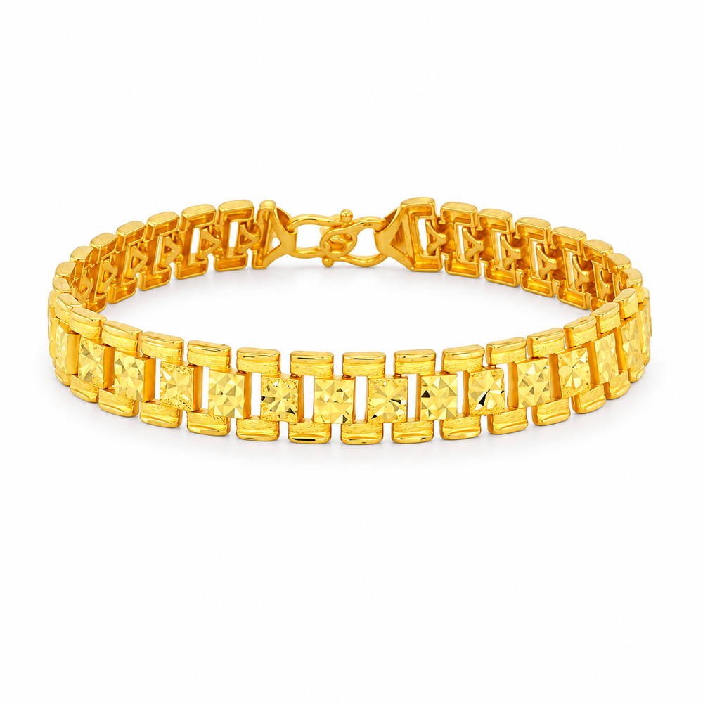 999 Gold Sena V Bracelet — YB12992-1